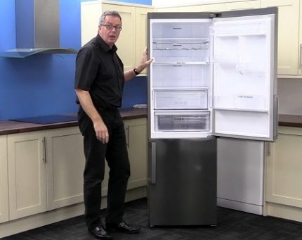Les portes Nord l'emportaient sur le côté confortable Réfrigérateur Nord avec porte battante