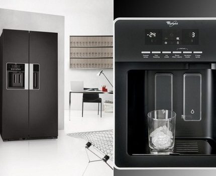 Die Eismaschine wird übrigens im heißen Sommer sein Kühlschrank Whirlpool WSG 5588