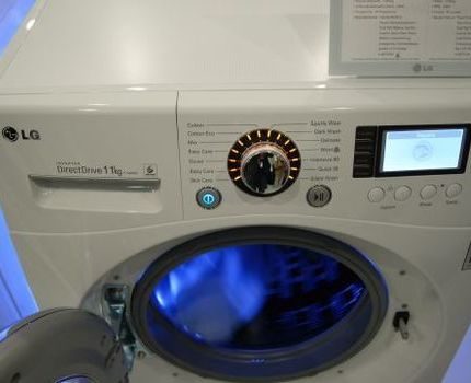Lavage pratique avec moteur inverseur Machine à laver à onduleur