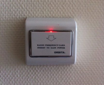 Εμφάνιση διακόπτη κάρτας Διακόπτης κάρτας