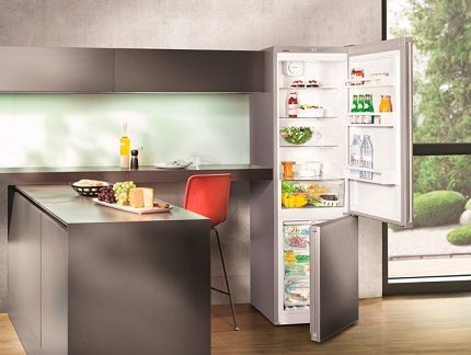 Das Gerät passt harmonisch in jeden Raum Liebher Kühlschrank im Innenraum