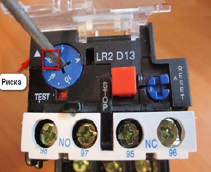 A mechanical device is not difficult to set up on your own Current relay setting