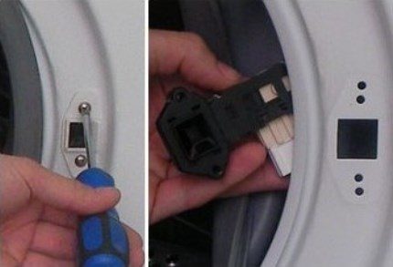 Performing a hatch lock replacement