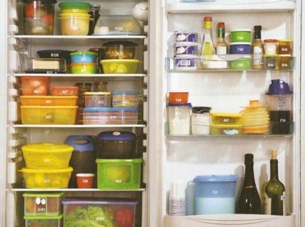 Jeder Produkttyp benötigt ein eigenes Regal Ordnungsgemäße Lagerung von Lebensmitteln im Kühlschrank