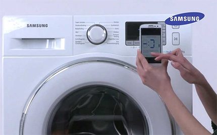 Samsung veļas mazgājamās mašīnas traucējummeklēšanas funkcija Viedtālruņa izmantošana kļūdu noteikšanai