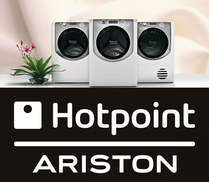 Veļas mazgājamo mašīnu ražotāja zīmols Hotpoint Ariston Veļas mazgājamās mašīnas