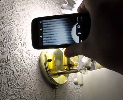 Ripple LED on the phone screen Ripple LED on the phone screen