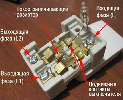 LED-lysafbryderkomponenter Kredsdiagrammet for LED-kontakten
