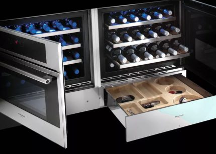 Die Technik der deutschen Marke Caso steht den Verbrauchern der Mittelklasse zur Verfügung Weinregal Modell