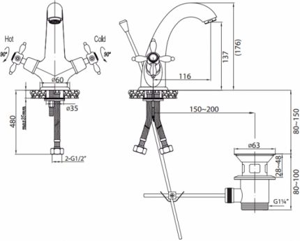 Valve Lever Connection Part connection diagram