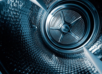 Tambour de machine à laver sans résidus Vérification du chauffage