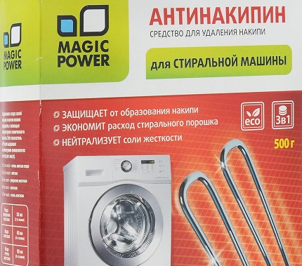 Détartrant de la tena de la machine à laver Puissance magique anti-calcaire