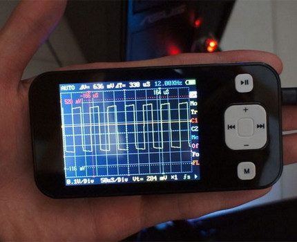 Oscilloscope compact pour aider votre électricien à domicile Oscilloscope pour tester les performances du ballast