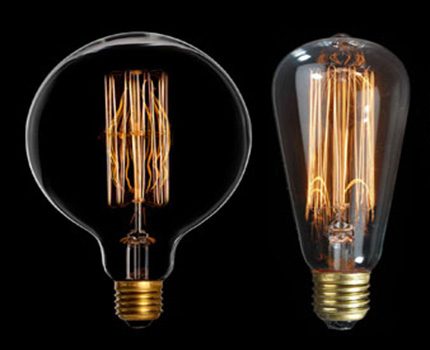 LED bulbs by filament technology Filament bulbs