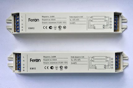 Ang mga tagagawa ng ilaw ay naglalabas ng mga na-update na regulator Elektronikong ballast