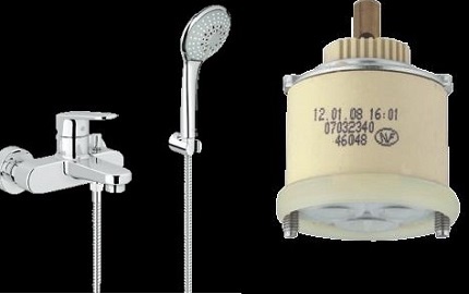 Mga keramikong fittings mula sa Grohe Grohe Cartridge