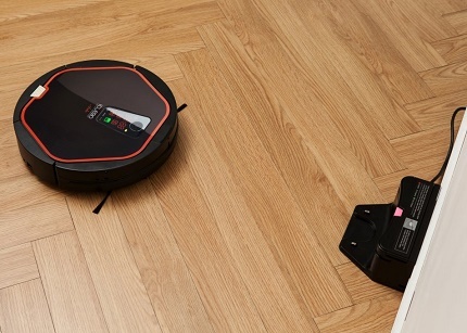 Automatic return of the robot to the parking base Vacuum cleaner return to base