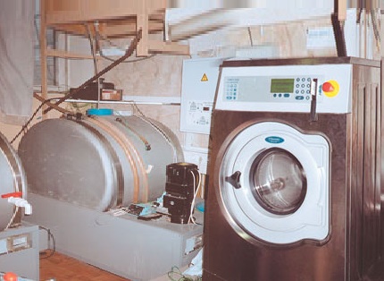 Reference washing unit Testing washing unit