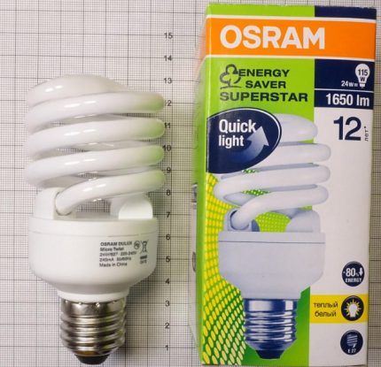 OSRAM has reliable CFLs OSRAM compact lamps
