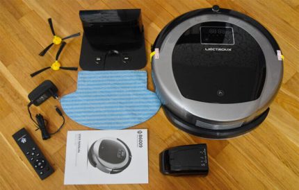 Appearance of the robot Liectroux B6009