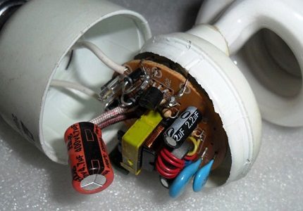 Ang mga wiring diagram ay ginagamit sa mga mini bombilya Modelo ng Starter