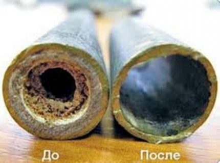 Scale sa loob ng pipe