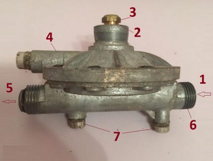 Reducer ng haligi ng tubig Reducer ng haligi ng tubig