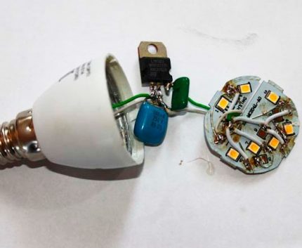 Light bulb circuit board Light bulb circuit board