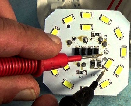LED test with a multimeter LED test with a multimeter