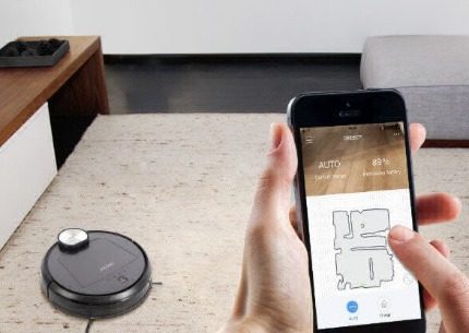 Anda boleh mengawal dan merancang kerja robot dari alat Kawalan pembersih vakum