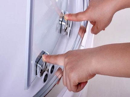 Dobleng mas mababang mga roller ng shower cabin Dobleng mas mababang mga roller ng shower cabin