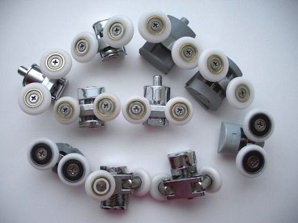 Mga standard na castors para sa shower Mga standard na castors para sa shower