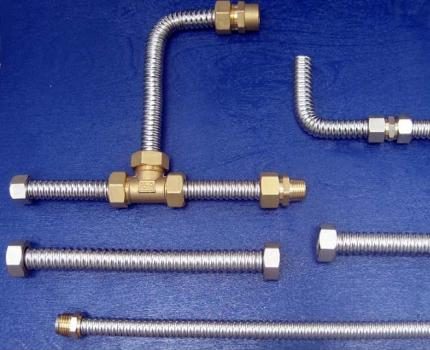 Balgslang esthetisch verantwoord Balg voor sanitair