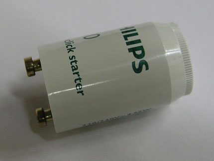 Plastic starter starter Fluorescent lamp starter