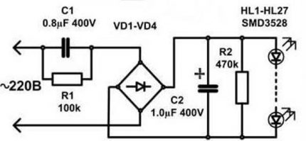 Vous pouvez acheter un pilote pour la conception de l'ampoule Diagramme de pilote pour lampe LED