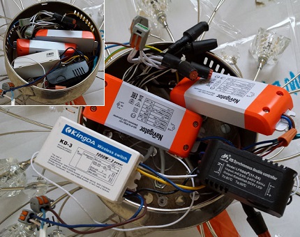 For micro bulbs, it is necessary to equalize the voltage to 12 V Power Supply