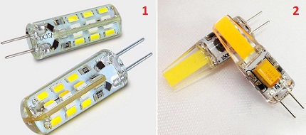 It is preferable to buy lamps on SMD LEDs LED types