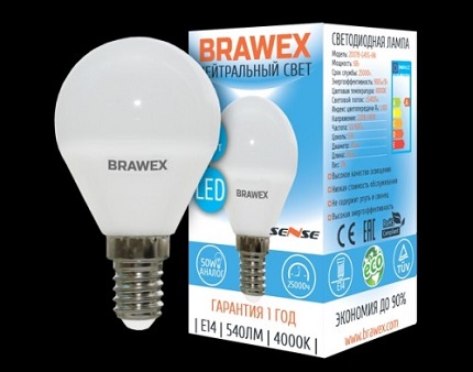 Lampe LED chinoise certifiée adaptée à une installation domestique Lampe Brawex