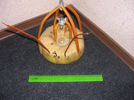 Ang aktwal na mga sukat ng electromagnetic toroidal transpormer Toroidal transpormador