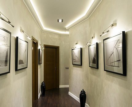It is important to choose and place light bulbs in the interior LED illumination of pictures