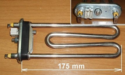 Cauruļveida sildelements pirmās paaudzes trauku mazgājamajā mašīnā Cauruļveida sildelements pirmās paaudzes trauku mazgājamajā mašīnā