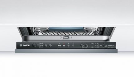Panel kawalan mesin basuh pinggan mangkuk Bosch yang ringkas dan intuitif Panel Kawalan Bosch SPV47E40RU