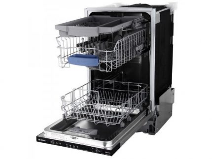 Bosch Dishwasher SPV47E40RU dengan bakul dilanjutkan Peranti Bosch SPV47E40RU
