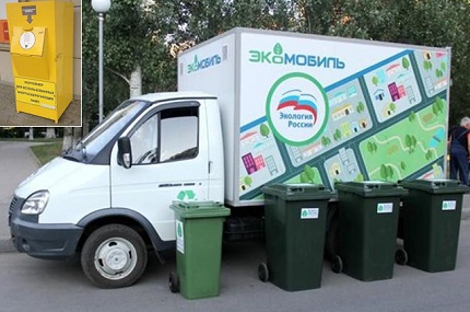 Inayos ang pagtatapon ng mga light bombilya na naglalaman ng mercury Pag-recycle ng lampara