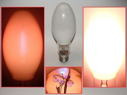 Pag-init at pag-glow ng isang mercury arc lamp (DRL) Prinsipyo ng pagtatrabaho