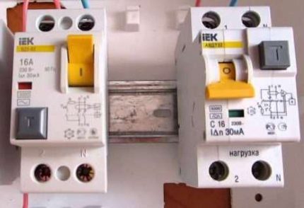 RCD tripping accurately indicates leakage current Comparison of RCD and difavtomat