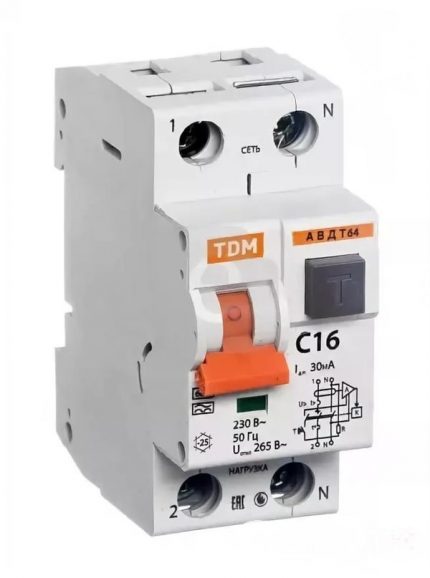 לחדרי אמבטיה עדיף לשים RCD נפרד 10 MA RCD