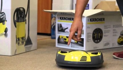 Reka bentuk pembersih vakum robot dari Karcher Pembersih vakum robot Karcher