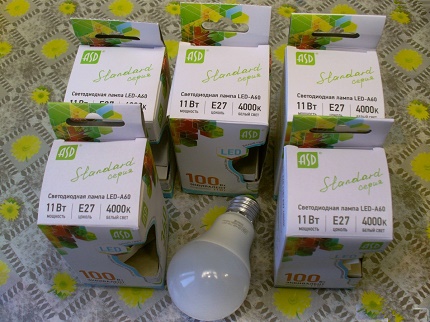 Lampu Domestik LED ASD Produk LED ASD
