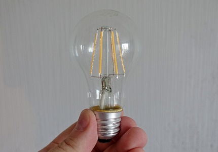 Peranti filamen LED Ciri-ciri mentol filamen diod